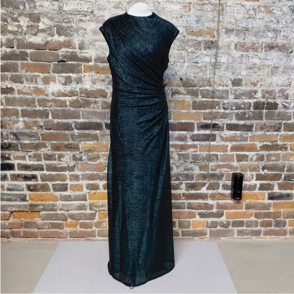 Adam Teal Maxi Dress